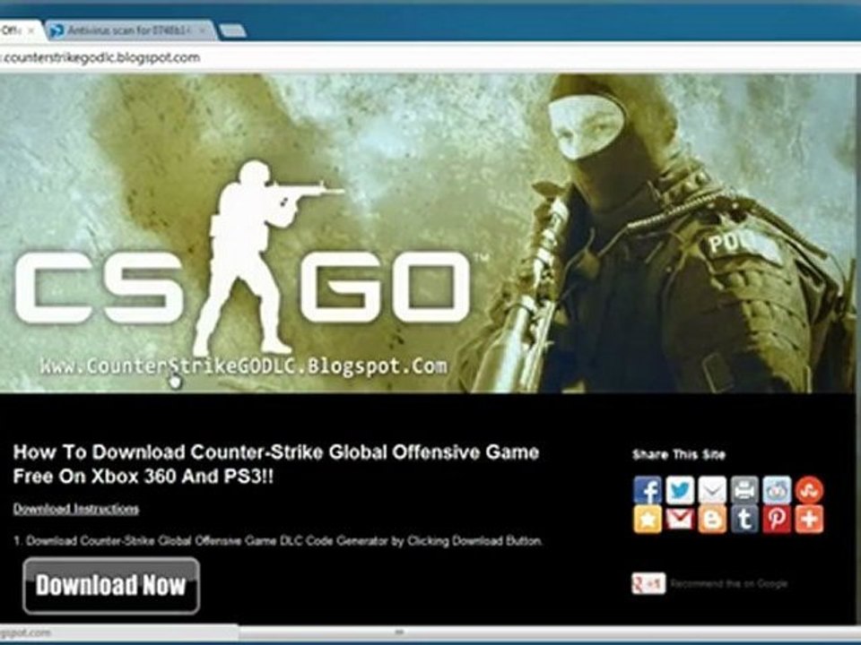 Download Crack Free For Counter-Strike Global Offensive Game - Free Tutorial