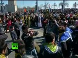 Turkey clashes video: Police fight Kurdish protesters