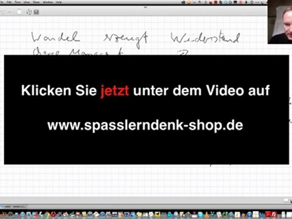 Wandel erzeugt Widerstand, Prüfungsfrage