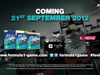 F1 2012 : trailer comparatif avec F1 2011