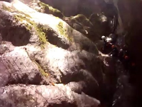 Séminaires savoie descente en canyoning