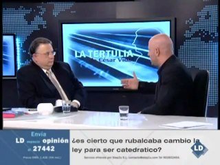 Download Video: Es la noche de César: Entrevista de César a Rafael López - 15/11/10