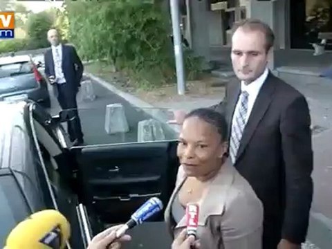 Christiane Taubira en quittant l'hôpital : Je vais bien