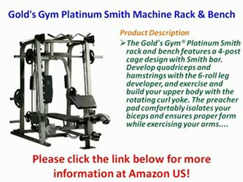 Gold's Gym Platinum Smith Machine Rack & Bench Review