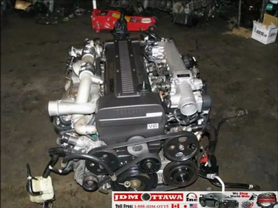 JDM-Ottawa.com, 90-93 JDM Toyota 1JZ-GTE 2.5L TWIN TURBO ENGINE, AUTO TRANS, ECU, UNCUT, supra