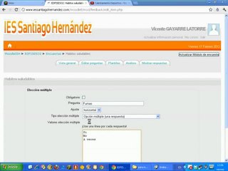 Encuestas en Moodle