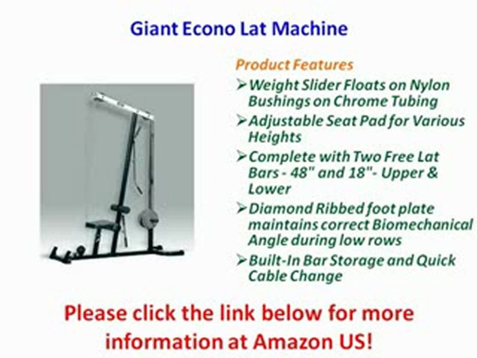 Giant Econo Lat Machine For Sale