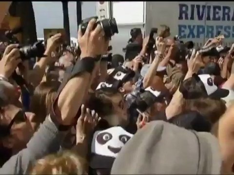 Angelina Jolie y Dustin Hoffman en Cannes