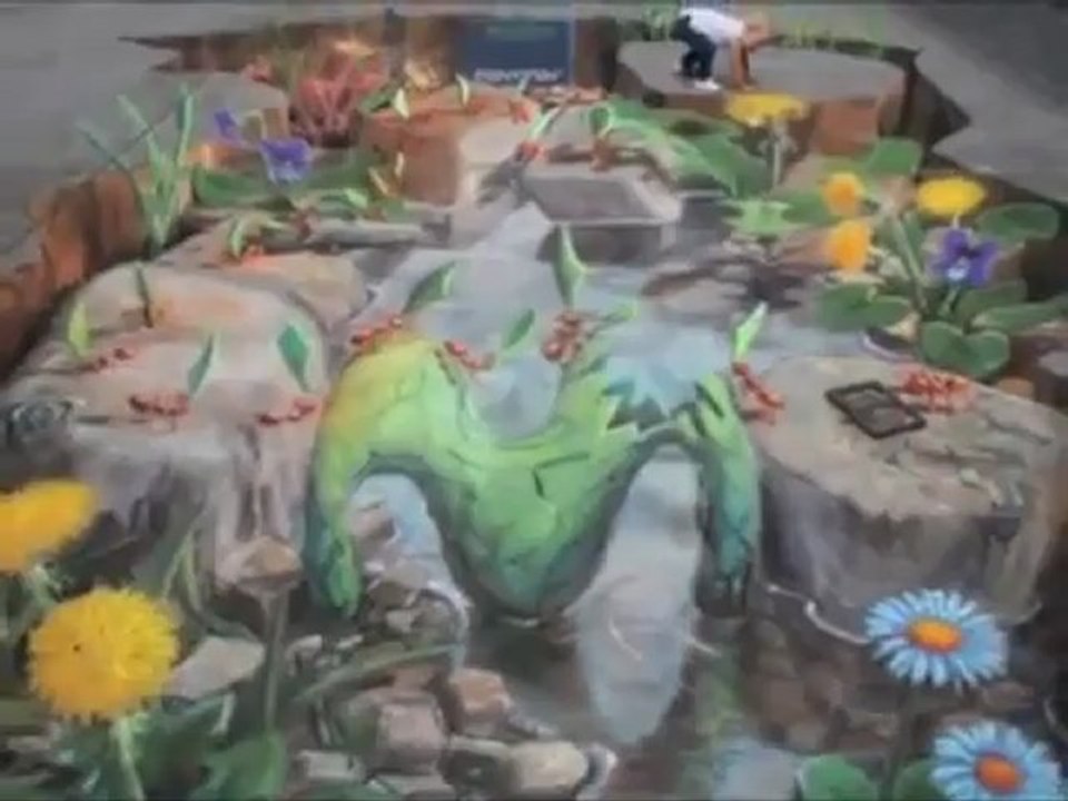 Fantastic Sidewalk Art
