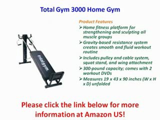Total Gym 3000 Home Gym Review