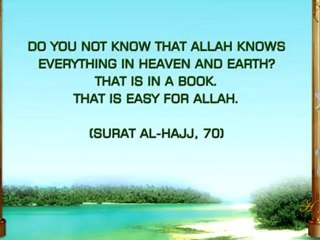 Allah Keeps The Entire Universe And The Systems In It Under His Simultaneous Control