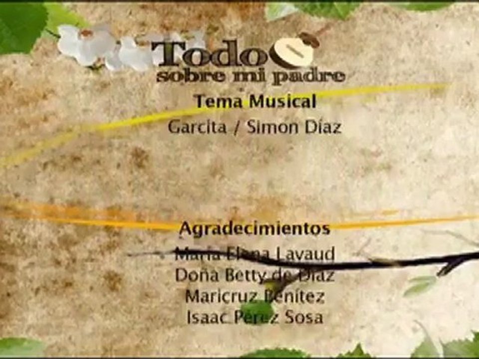 Todo sobre mi padre Todo sobre mi padre: La canta de trabajo