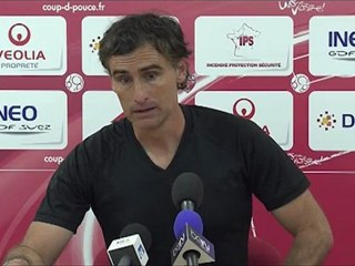 DFCO 2-1 GFCA, O. Dall'Oglio en conférence d'après-match (L2, J6, 31/08/12)