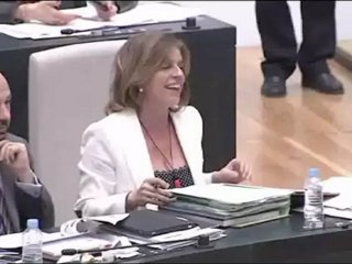 El PSOE se dirige a Botella como "señora de Aznar" en mitad del Pleno