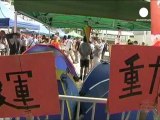 Hong Kong: studenti in sciopero della fame contro le...