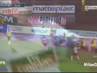Pazzini Third Goal Against Bologna - 1-9-2012