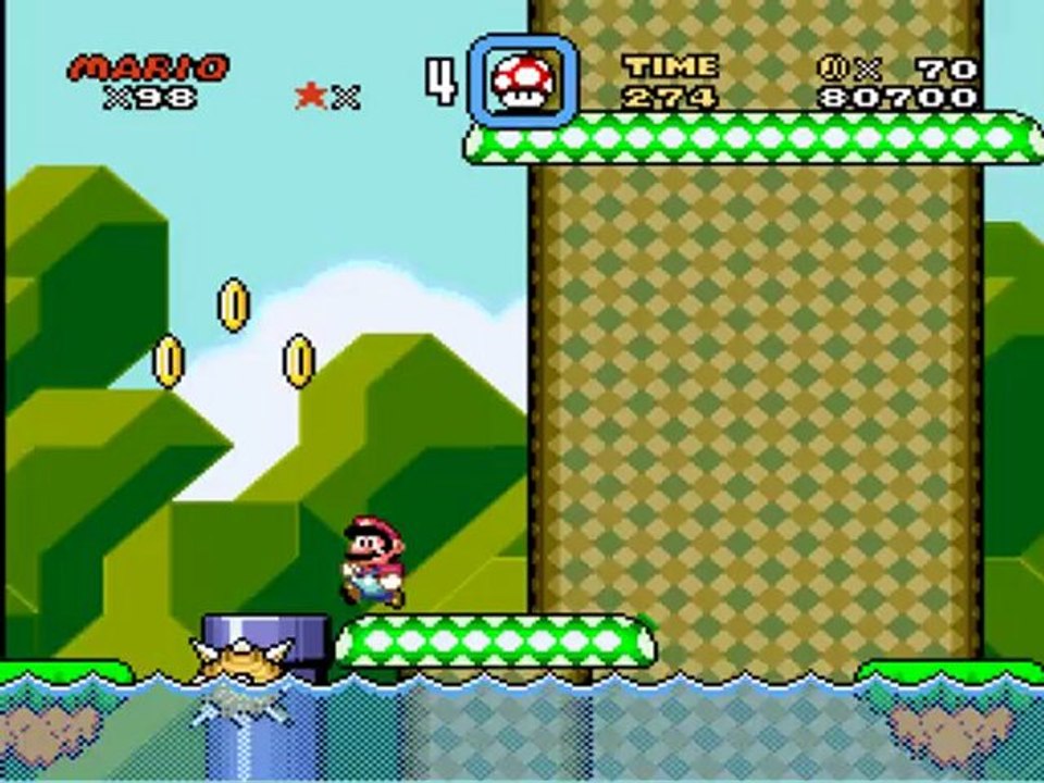 Super Mario World sans pièces + custom music Part.01