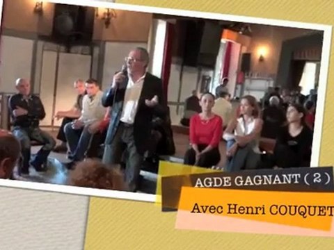 AGDE - 2012 - GAGNANT 2° Partie - Henri COUQUET pour un AGDE GAGNANT ...