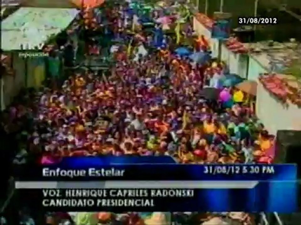 Cobertura Informativa de la visita de Capriles Radonski en Aragua
