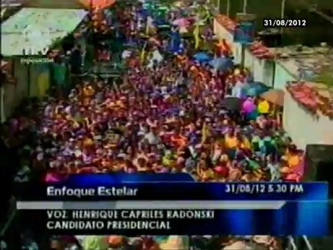 Cobertura Informativa de la visita de Capriles Radonski en Aragua