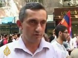 Convicted axe murderer welcomed in Azerbaijan