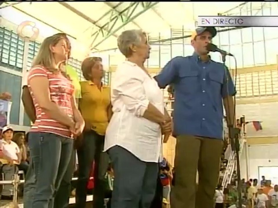 Capriles: ¿Qué nos hace falta para poder solucionar todos los problemas?, un buen gobierno