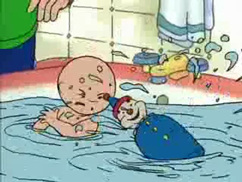 caillou prend son bain  par  Un-ballon-de-foot