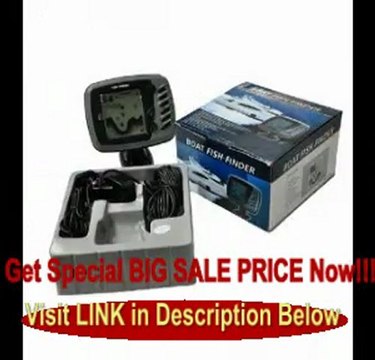 BEST BUY NEW Boat Sonar Fish Finder Fish Locator Device Fishing 1000 /600ft Depth Fd89