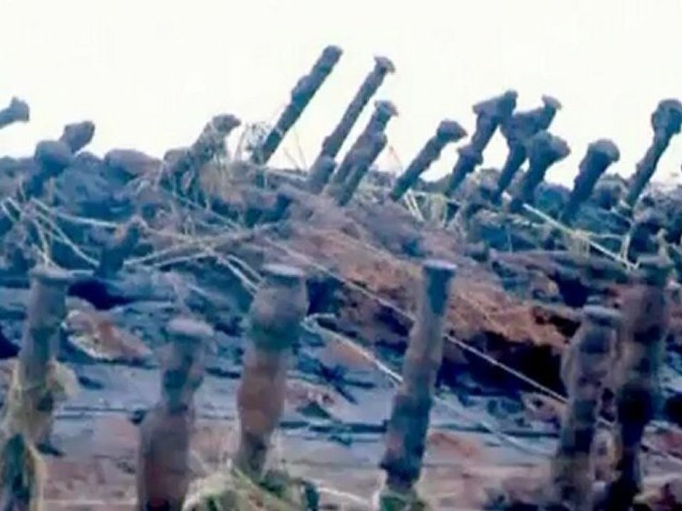 Civil War ship washed ashore by Hurricane Isaac