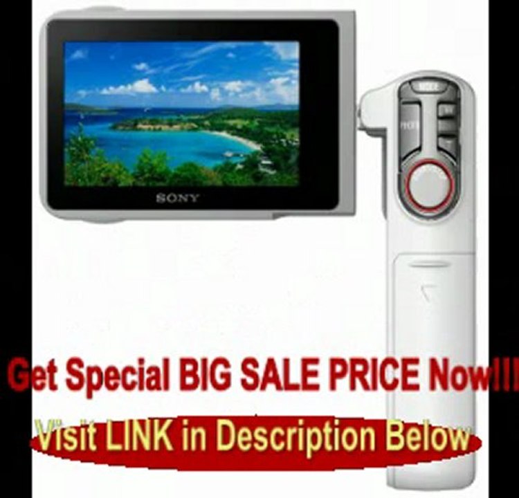 Sony HDR-GW77V/W High Definition Handycam 20.4 MP Camcorder with 10x Optical Zoom (White) Best Price