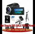Sony HDRXR260V High-Definition Handycam 8.9 MP Camcorder with 30x Optical Zoom and 160 GB Hard Disk Memory  32GB High Spee...