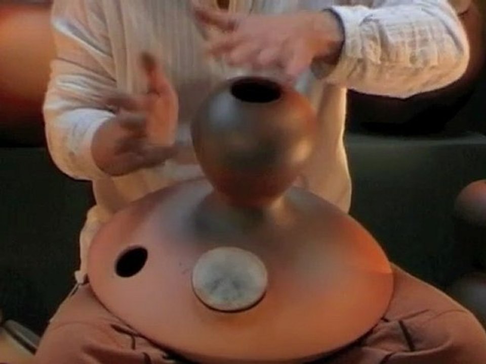 udu38Double T hand drum