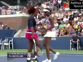 Williams/ Williams vs Lee Waters/Moulton Lavey 2012 US Open Highlights