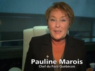 Pauline Marois lance un appel au rassemblement.