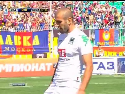 Краснодар - ЦСКА, 7 тур 2012, 1 - й тайм