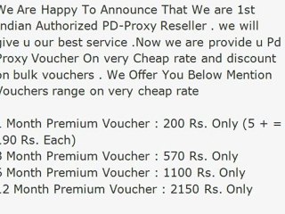 PD PROXY PREMIUM VOUCHER @200 Rs.