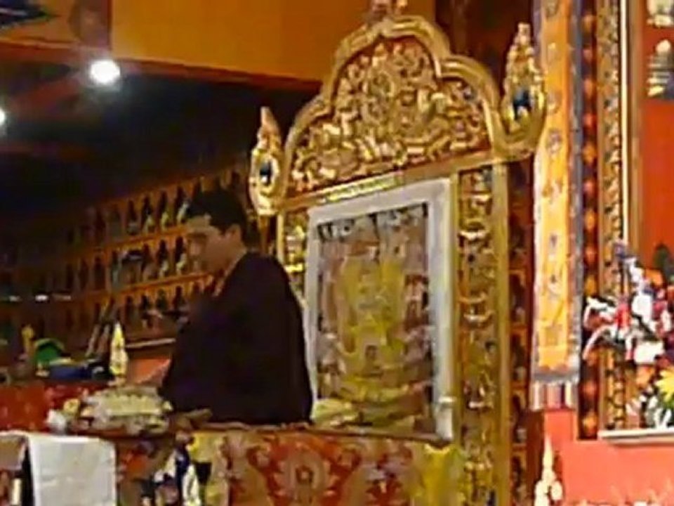 le Gyalwa Karmapa au Bost Kundreul Ling 29 08 2012 (par rémychel)