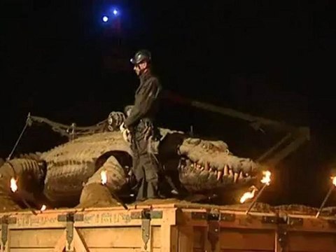 Un ballet de machines place Napoleon à la Roche/Yon