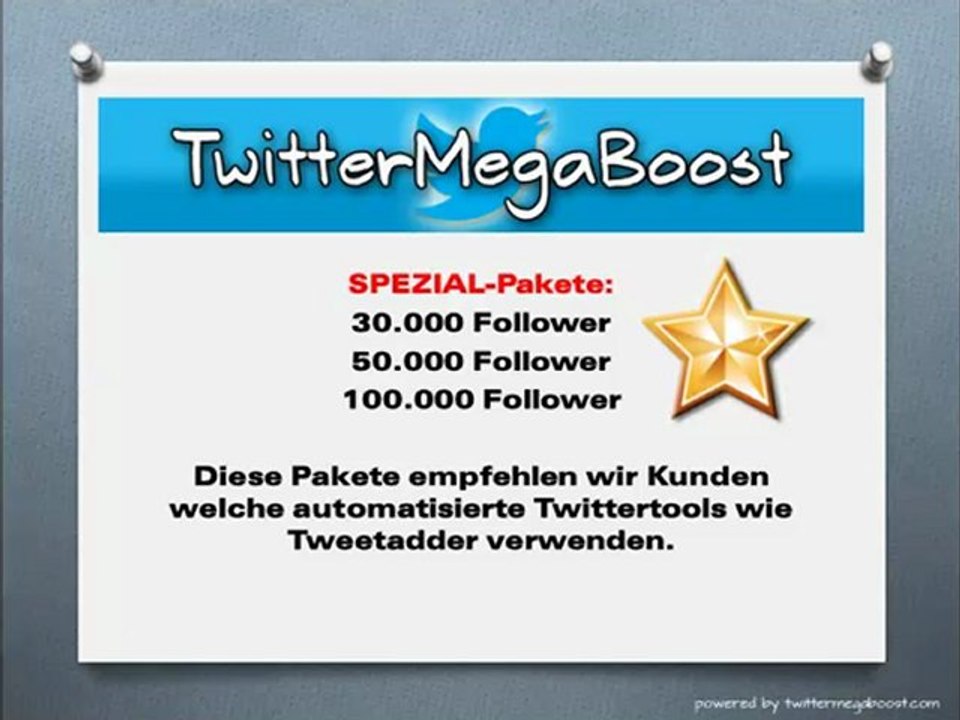tausende neue Twitterfollower mit Twittermegaboost