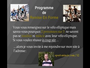 Comment perdre graisse avec velo elliptique