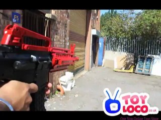 2029 Automatic BB Gun - Large, Hop-Up, Black & Red 🔫
