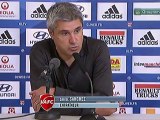 Conférence de presse Olympique Lyonnais - Valenciennes FC : Rémi GARDE (OL) - Daniel  SANCHEZ (VAFC) - saison 2012/2013