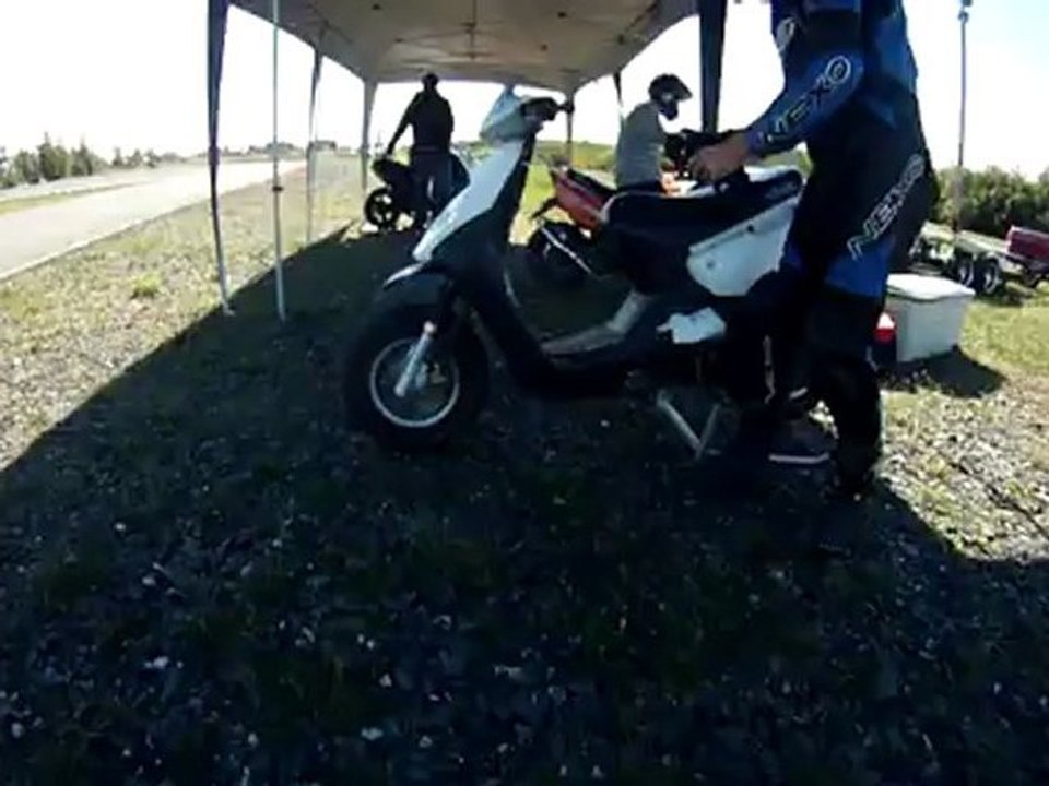 Caméra embarquée, Patrice sur NS50 modifié à Sanair