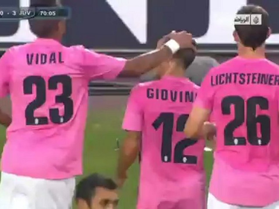 اهداف مباراة اودينيزي ويوفينتوس في الدوري الايطالي 2/9/2012