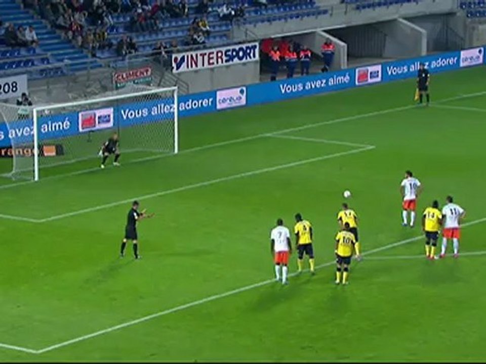 But Younes BELHANDA (16ème pen) - FC Sochaux-Montbéliard - Montpellier Hérault SC (1-3) - saison 2012/2013