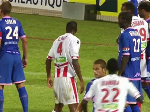 AC Ajaccio (ACA) - Evian TG FC (ETG) Le résumé du match (4ème journée) - saison 2012/2013