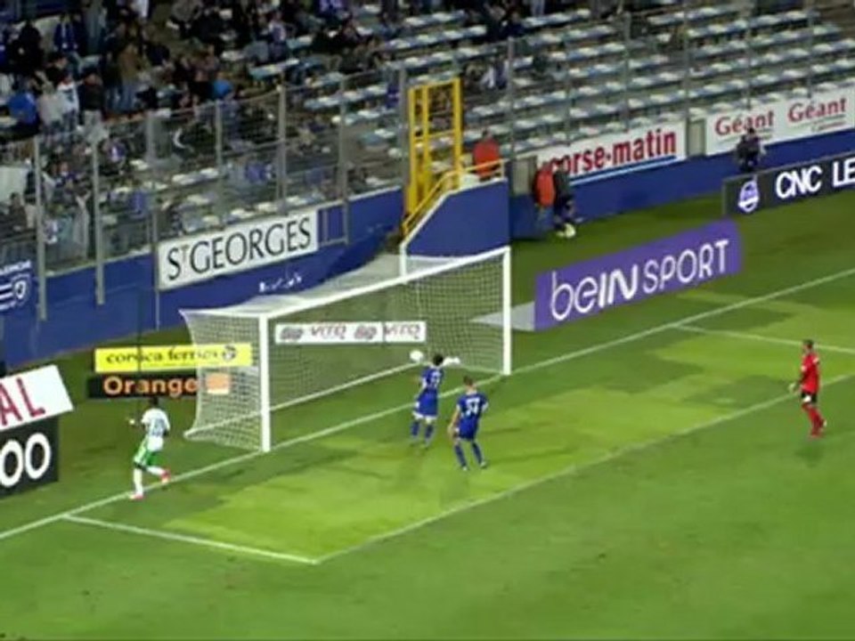 But Josuha GUILAVOGUI (89ème) - SC Bastia - AS Saint-Etienne (0-3) - saison 2012/2013