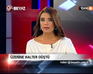 Üzerine halter düştü