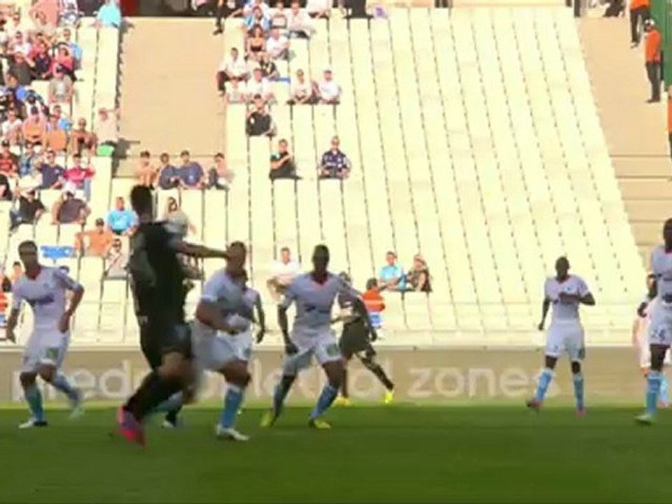 But Julien FERET (57ème) - Olympique de Marseille - Stade Rennais FC (3-1) - saison 2012/2013