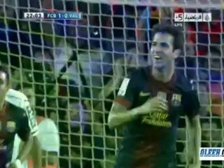 اهداف مباراة برشلونة - فالنسيا